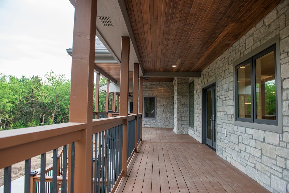 Large Wraparound deck Builders in Lawrence KS Apple Tree Homes